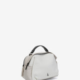 White leather shoulder bag