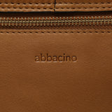 Bandolera en piel cognac