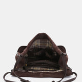 Umhängetasche in brauner Serraje