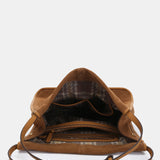 Umhängetasche in Cognac Serraje