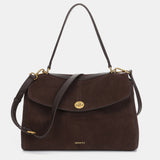 Umhängetasche in brauner Serraje