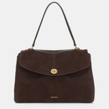 Umhängetasche in brauner Serraje