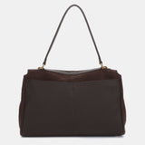 Umhängetasche in brauner Serraje