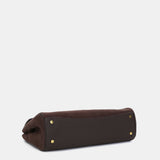 Umhängetasche in brauner Serraje