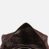 Umhängetasche in brauner Serraje