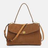 Umhängetasche in Cognac Serraje