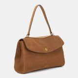 Umhängetasche in Cognac Serraje