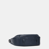 Umhängetasche in Leder und Blue Serraje