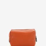 Große Damenledertasche in Orange.