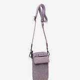 Mobile phone bag with lavender print