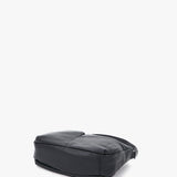 Women's small hobo bag in black leather