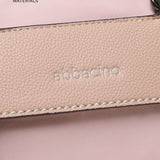 Women's crossbody bag in pink recycled fabrics