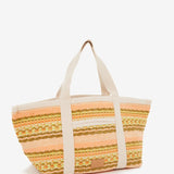 Strandtasche in Gelbtönen
