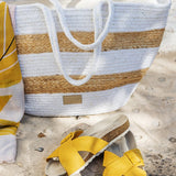 Flache Damen-Sandale mit Schnalle in Amber.