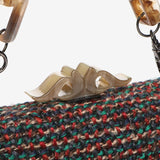 Clutch de festa en verde