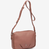Mini-Ledertasche in Rosa