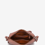 Mini-Ledertasche in Rosa