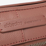 Mini-Ledertasche in Rosa