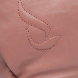 Hobo-Tasche aus Leder in Rosa