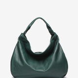 Grüne Leder-Hobo-Tasche