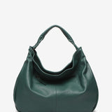 Grüne Leder-Hobo-Tasche