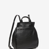 Schwarze Lederhandtasche