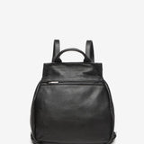 Schwarze Lederhandtasche
