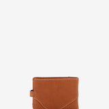 Cognac leather card holder