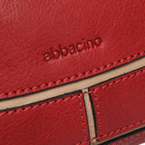 Small leather shoulder bag in red