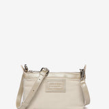 Small leather handbag in gold