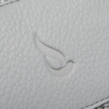 Handtasche mit Schmucksteinen in Grau.