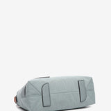 Shoulder bag in recycled materials in blue