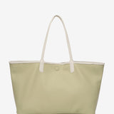 Reversible shopper bag in green