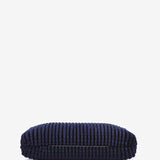 Blue velvet party clutch
