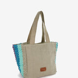 Bolsa de playa pequeña en verde