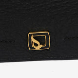 Black handbag made of recycled materials