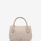 Bolso de mano en materiales reciclados beige