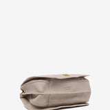 Bolso de mano en materiales reciclados beige