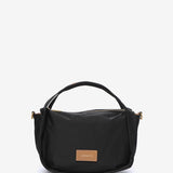 Black nylon shoulder bag