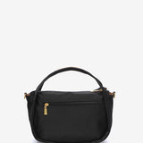 Black nylon shoulder bag