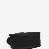 Black nylon shoulder bag