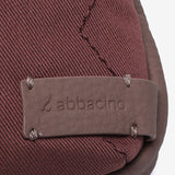 Mobile phone bag in burgundy recycled materials