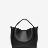 Bolso de mano en materiales reciclados negra
