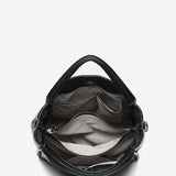 Bolso de mano en materiales reciclados negra