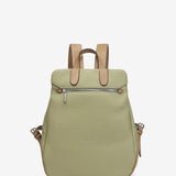 Rucksack aus recyceltem Material in Grün.