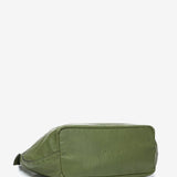 Green leather shoulder bag