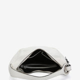 White leather shoulder bag
