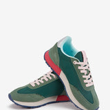 Women's sneaker in dark green