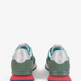 Women's sneaker in dark green