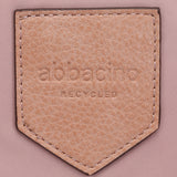 Organizer aus recyceltem rosa Material.